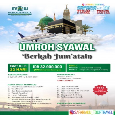 UMROH SYAWAL BERKAH JUMAATIN